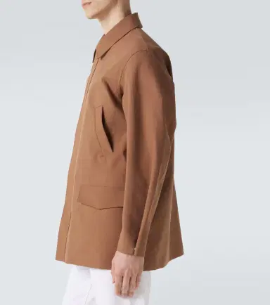 UMIT BENAN Country cotton and linen jacket | Thumbnail 4 UMIT BENAN Country cotton and linen jacket | Thumbnail 4