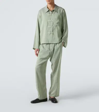 Bode Sylvan striped silk straight pants | Thumbnail 2