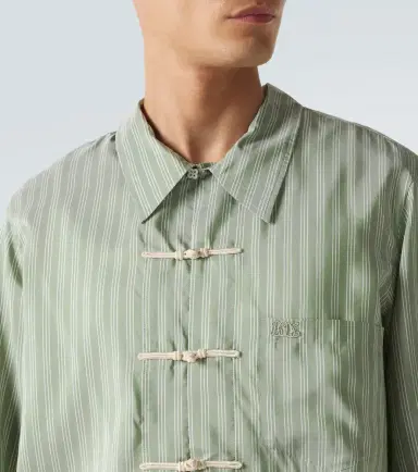 Bode Sylvan striped silk shirt | Thumbnail 6