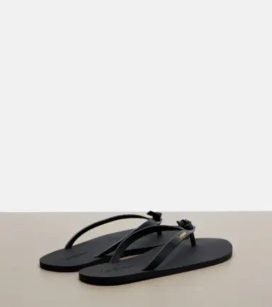 Saint Laurent Pool leather thong sandals | Thumbnail 4