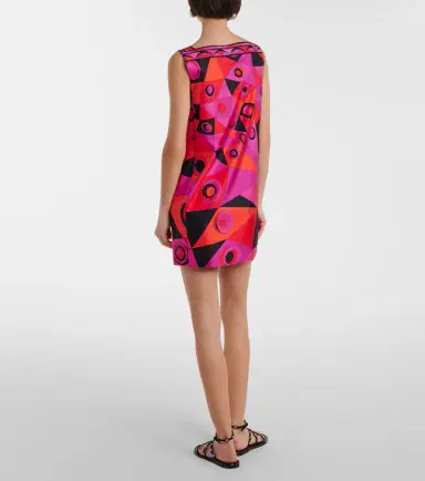 Pucci Occhi silk twill minidress | Thumbnail 2