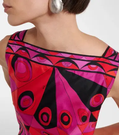 Pucci Occhi silk twill minidress | Thumbnail 3