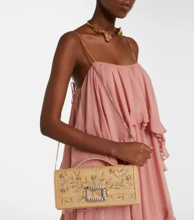 Roger Vivier Belle Vivier Small embroidered top-handle bag | Thumbnail 7 Roger Vivier Belle Vivier Small embroidered top-handle bag | Thumbnail 7
