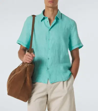 Vilebrequin Courbis linen bowling shirt | Thumbnail 3 Vilebrequin Courbis linen bowling shirt | Thumbnail 3