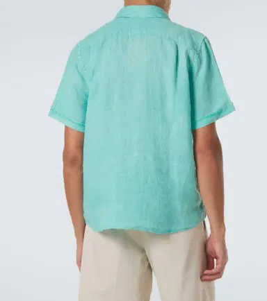 Vilebrequin Courbis linen bowling shirt | Thumbnail 4 Vilebrequin Courbis linen bowling shirt | Thumbnail 4