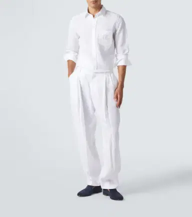 Dolce & Gabbana Linen tapered pants | Thumbnail 2