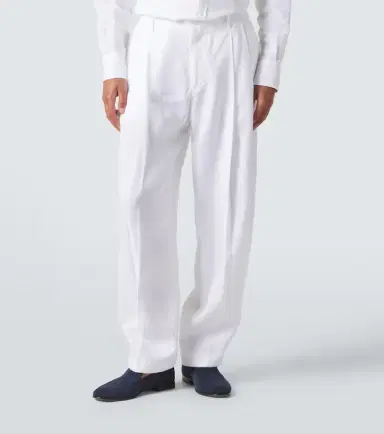 Dolce & Gabbana Linen tapered pants | Thumbnail 3