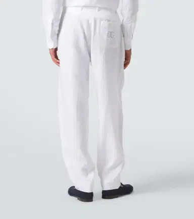 Dolce & Gabbana Linen tapered pants | Thumbnail 6