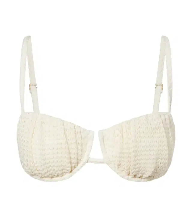 Simonette knitted bikini top