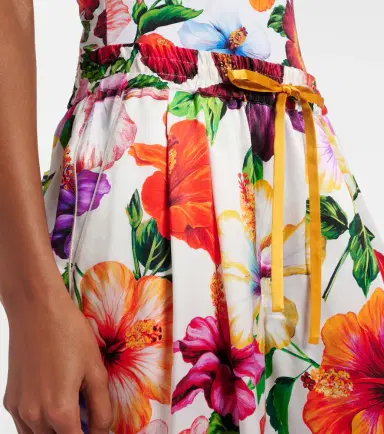 Dolce & Gabbana Floral silk-blend satin palazzo pants | Thumbnail 6 Dolce & Gabbana Floral silk-blend satin palazzo pants | Thumbnail 6