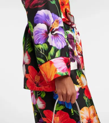 Dolce & Gabbana Belted floral silk shirt | Thumbnail 2 Dolce & Gabbana Belted floral silk shirt | Thumbnail 2