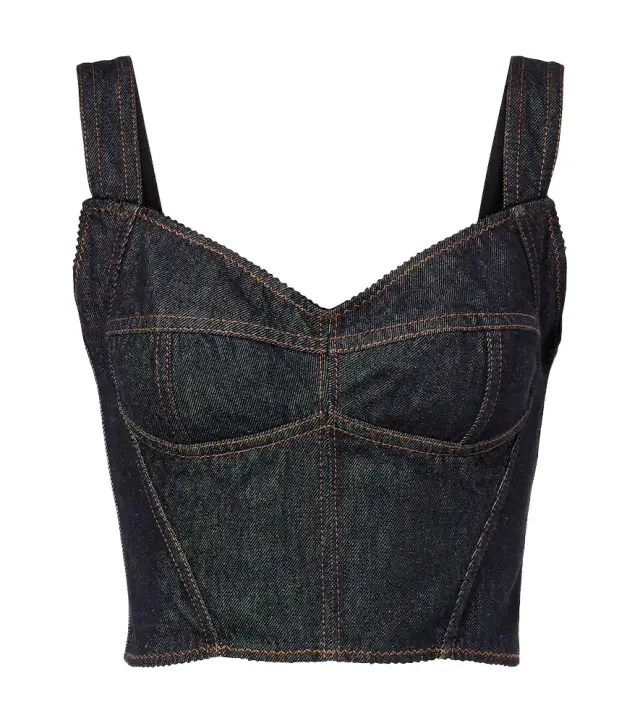Dolce & Gabbana Denim bustier