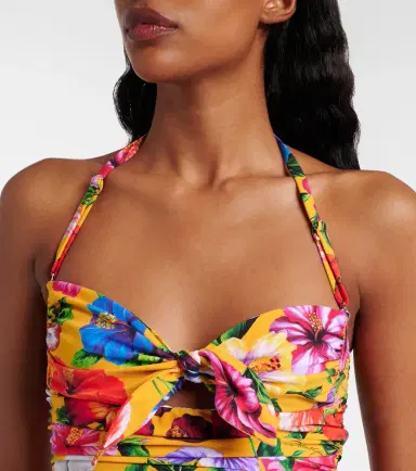 Dolce & Gabbana Floral cutout swimsuit | Thumbnail 2 Dolce & Gabbana Floral cutout swimsuit | Thumbnail 2