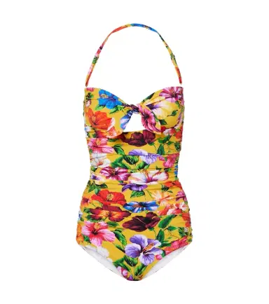 Dolce & Gabbana Floral cutout swimsuit | Thumbnail 1 Dolce & Gabbana Floral cutout swimsuit | Thumbnail 1