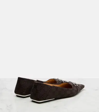 Gucci Vittoria GG canvas ballet flats | Thumbnail 2