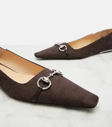 Gucci Vittoria GG canvas ballet flats | Thumbnail 3