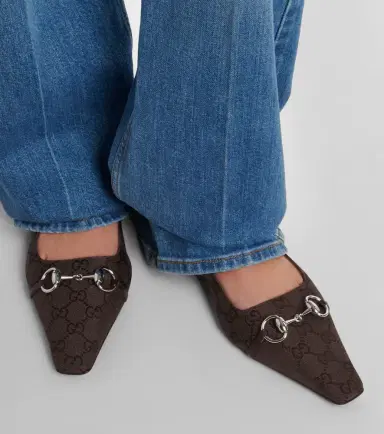Gucci Vittoria GG canvas ballet flats | Thumbnail 6