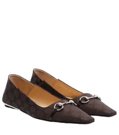 Gucci Vittoria GG canvas ballet flats | Thumbnail 1