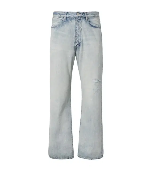 Faded straight jeans