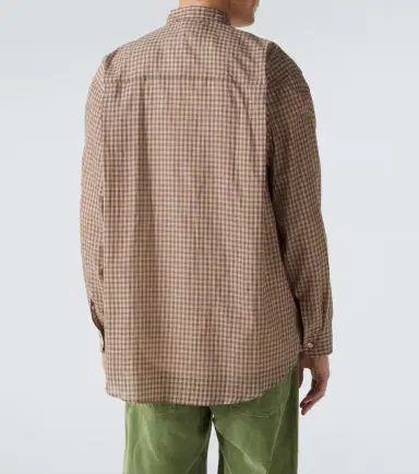 Auralee Gingham cotton poplin shirt | Thumbnail 3