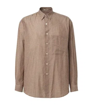 Auralee Gingham cotton poplin shirt | Thumbnail 1