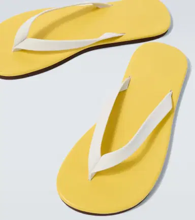 Auralee Leather thong sandals | Thumbnail 2