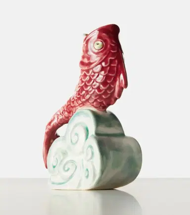 Bordallo Pinheiro Fish earthenware candle holder | Thumbnail 4