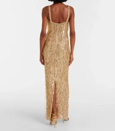 Jenny Packham Fleur sequined gown | Thumbnail 3