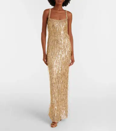 Jenny Packham Fleur sequined gown | Thumbnail 4