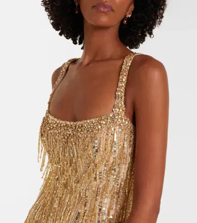 Jenny Packham Fleur sequined gown | Thumbnail 5