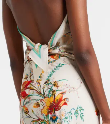 Etro Printed halterneck silk top | Thumbnail 3 Etro Printed halterneck silk top | Thumbnail 3
