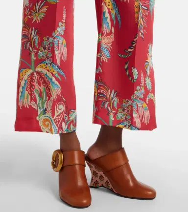 Etro Printed twill straight pants | Thumbnail 2