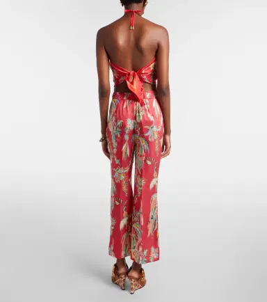 Etro Printed twill straight pants | Thumbnail 3