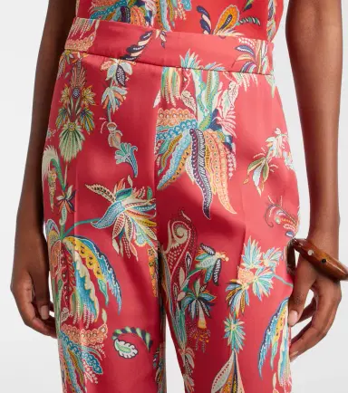 Etro Printed twill straight pants | Thumbnail 4