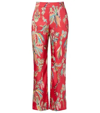 Etro Printed twill straight pants | Thumbnail 1