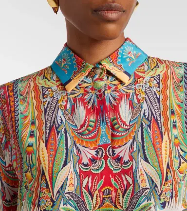 Etro Printed silk shirt | Thumbnail 6 Etro Printed silk shirt | Thumbnail 6
