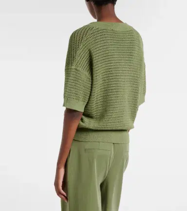 Varley Callie open-knit cotton top | Thumbnail 2