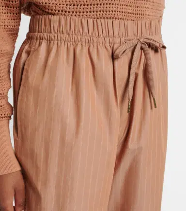 Varley Rowan pinstripe cotton straight pants | Thumbnail 3