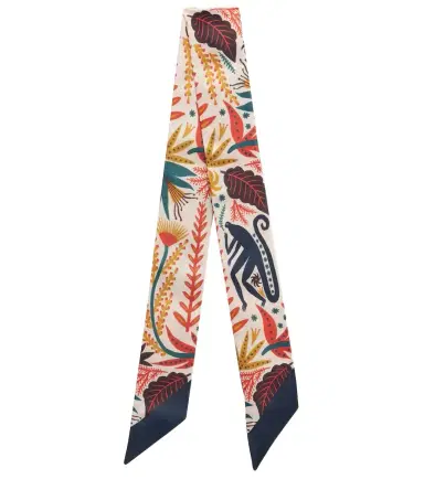 Etro Printed silk twill scarf | Thumbnail 1