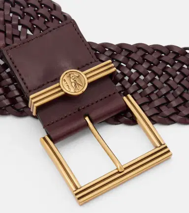 Etro Pegaso woven leather belt | Thumbnail 2