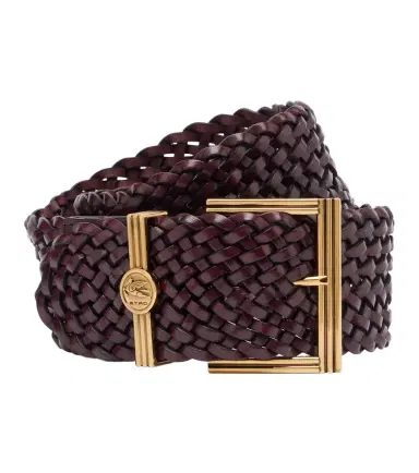 Etro Pegaso woven leather belt | Thumbnail 1