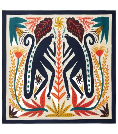 Etro Printed silk twill scarf | Thumbnail 1