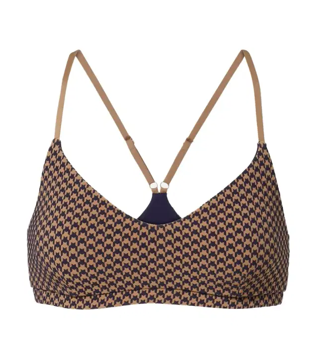Zoe houndstooth sports bra