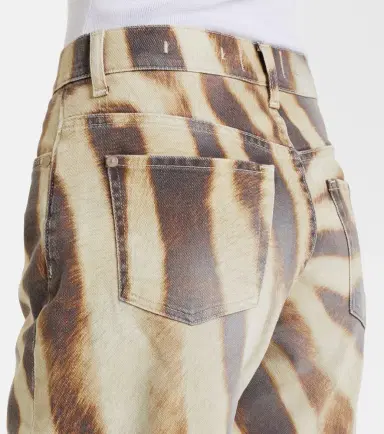 7 For All Mankind Stovepipe zebra-print straight jeans | Thumbnail 7 7 For All Mankind Stovepipe zebra-print straight jeans | Thumbnail 7