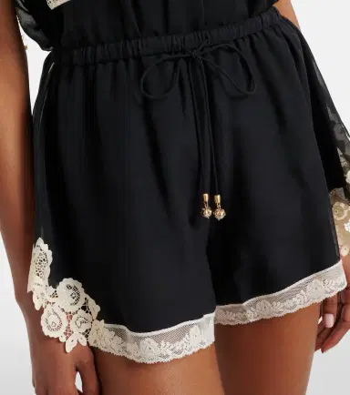 Zimmermann Roselight cotton and silk shorts | Thumbnail 3 Zimmermann Roselight cotton and silk shorts | Thumbnail 3