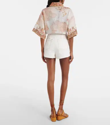 Zimmermann Roselight denim shorts | Thumbnail 2