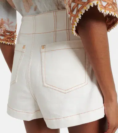 Zimmermann Roselight denim shorts | Thumbnail 4