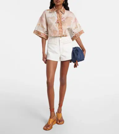 Zimmermann Roselight denim shorts | Thumbnail 5