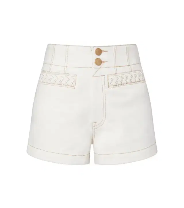 Roselight denim shorts