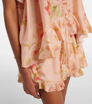 Zimmermann Roselight floral ruffled silk camisole | Thumbnail 3 Zimmermann Roselight floral ruffled silk camisole | Thumbnail 3